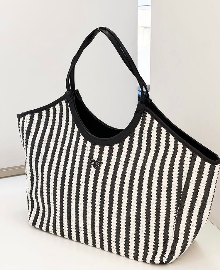 Bolsa Shopping Bag Listras Lança Perfume LP