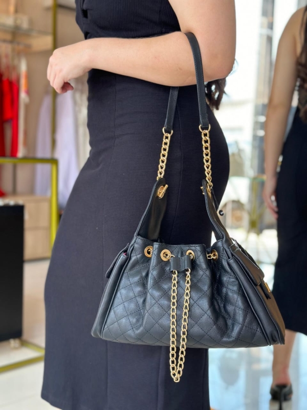 Bolsa Shoulder Bag Metalasse Lança Perfume LP