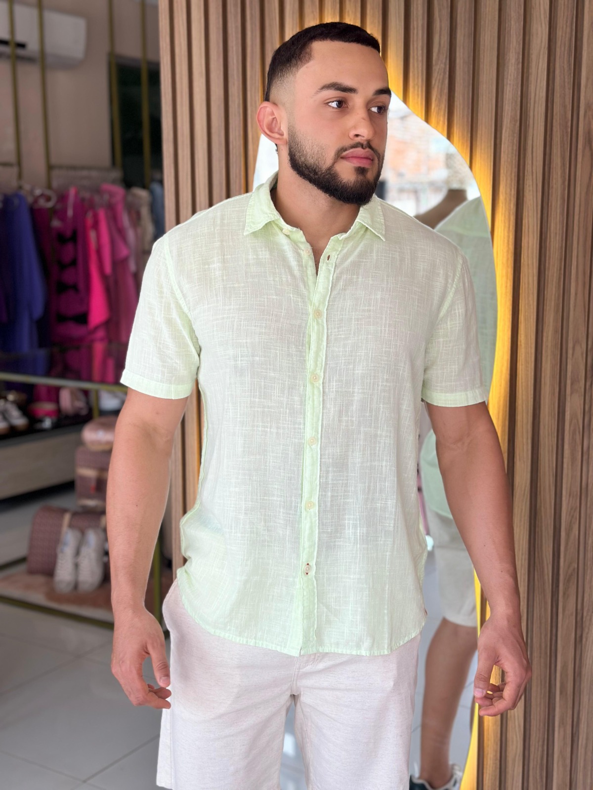Camisa Algodão Tinturada Mc Verde Just Another Brand JAB