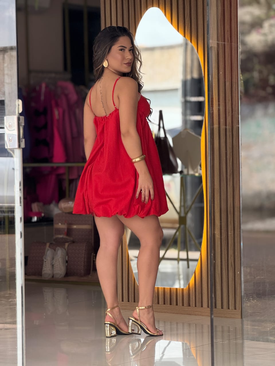 Vestido Balonê Com Linho My Favorite MF - Imagem 2