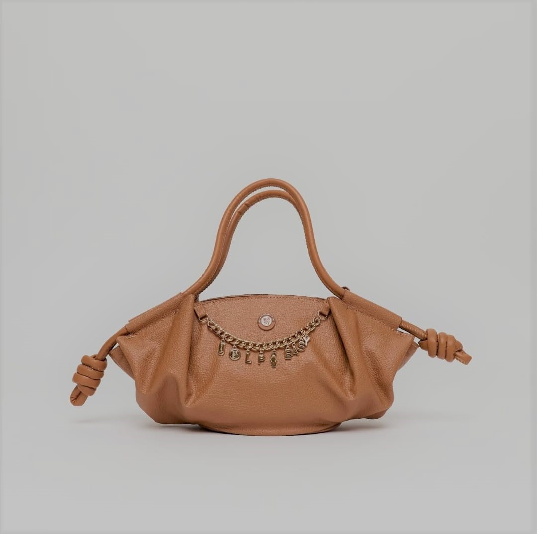 Bolsa Tote Com Corrente E Pingentes Lança Perfume LP