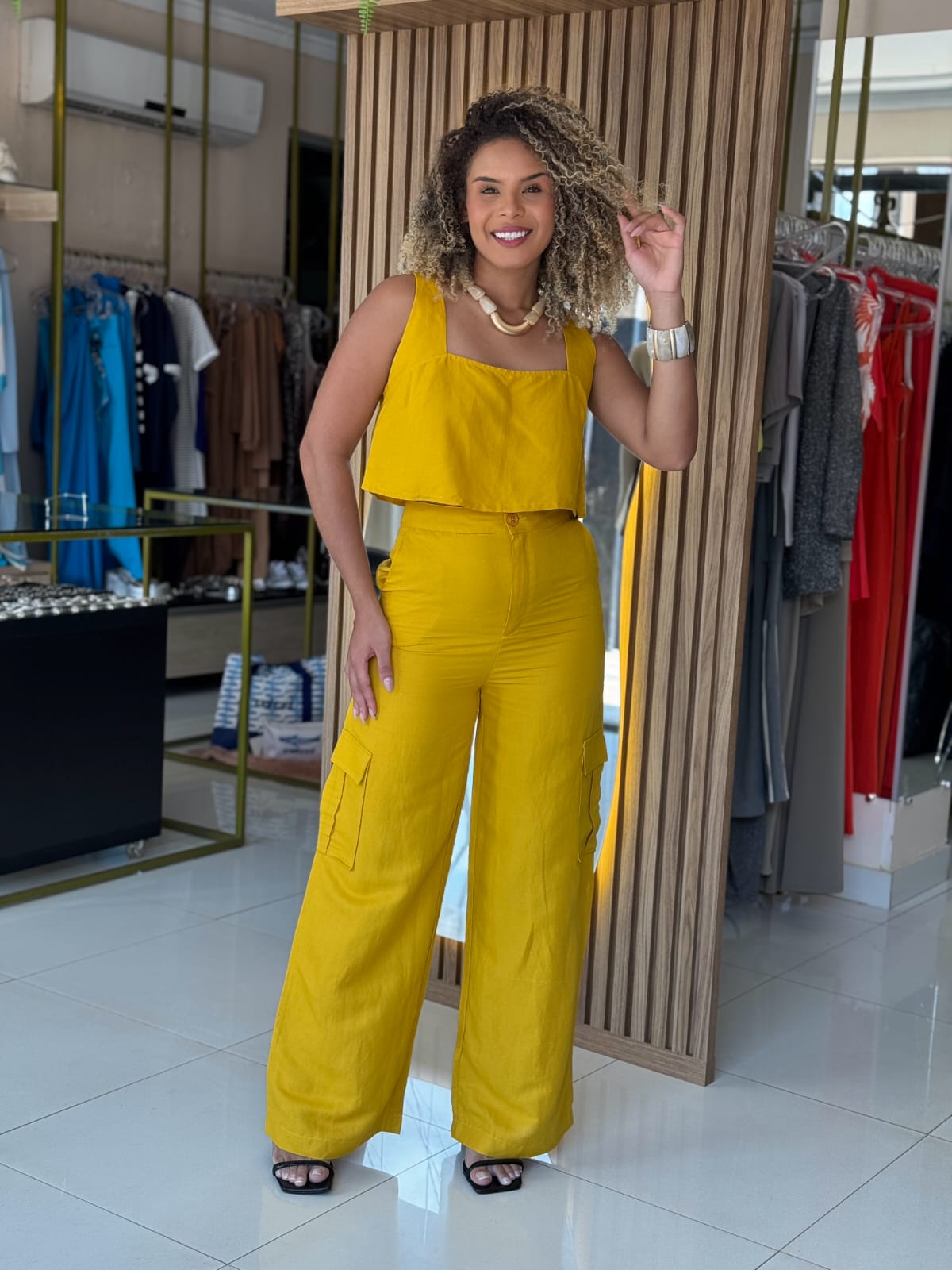 Calça Linho Colcci CLC