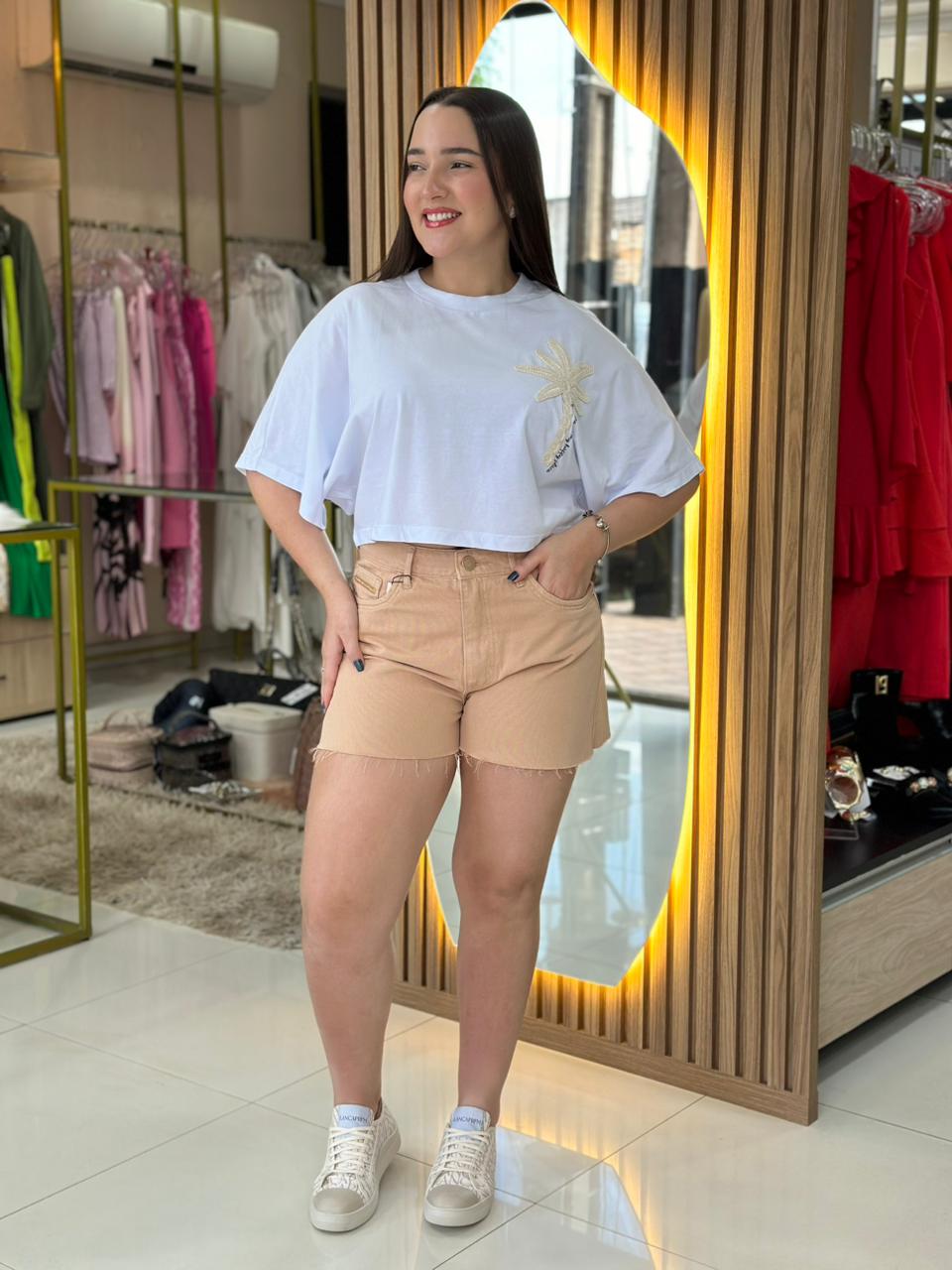 B.FLY T-SHIRT BORDADO COQUEIRO