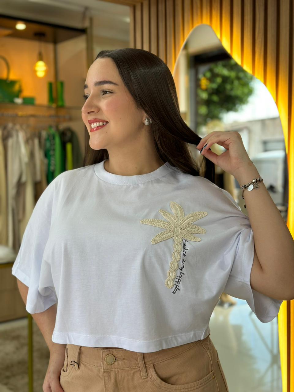 B.FLY T-SHIRT BORDADO COQUEIRO - Imagem 2