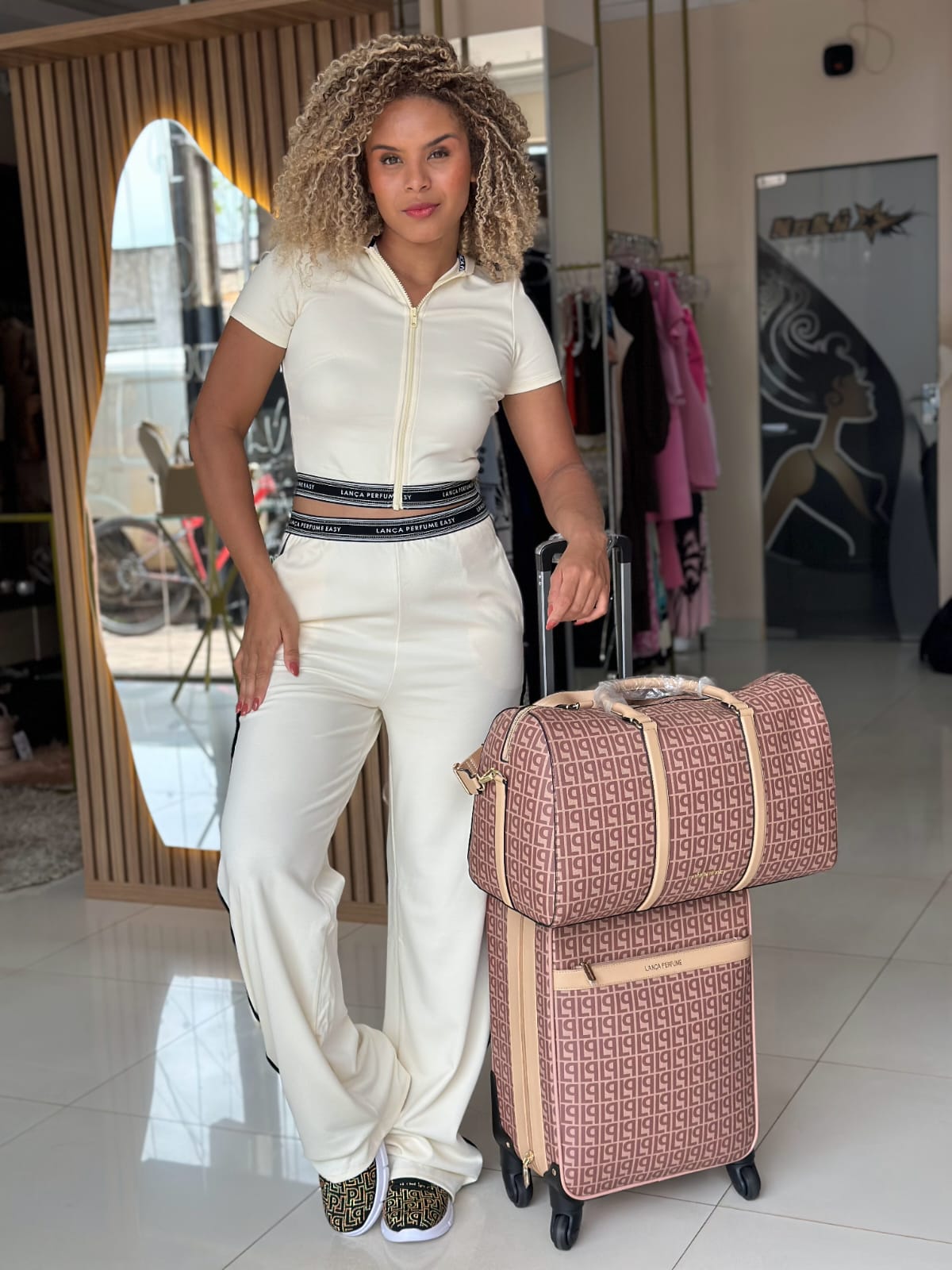 CALCA WIDE LEG CINTURA ALTA COM ELASTICO LP