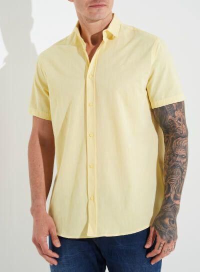 FORUM CAMISA RELAX AMARELO CANARIO