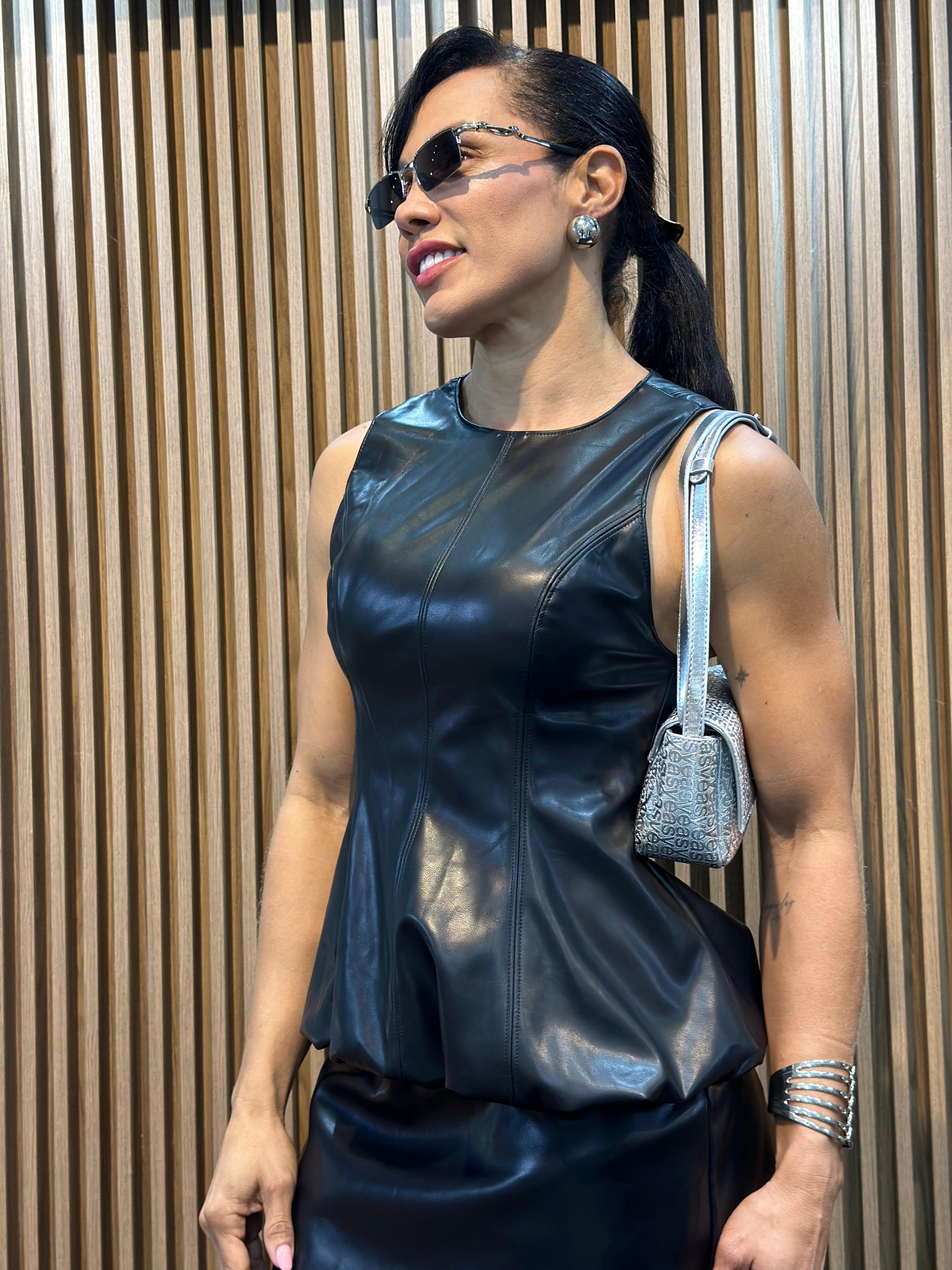 BLUSA PEPLUM SEM MANGAS LANÇA PERFUME - Imagem 2