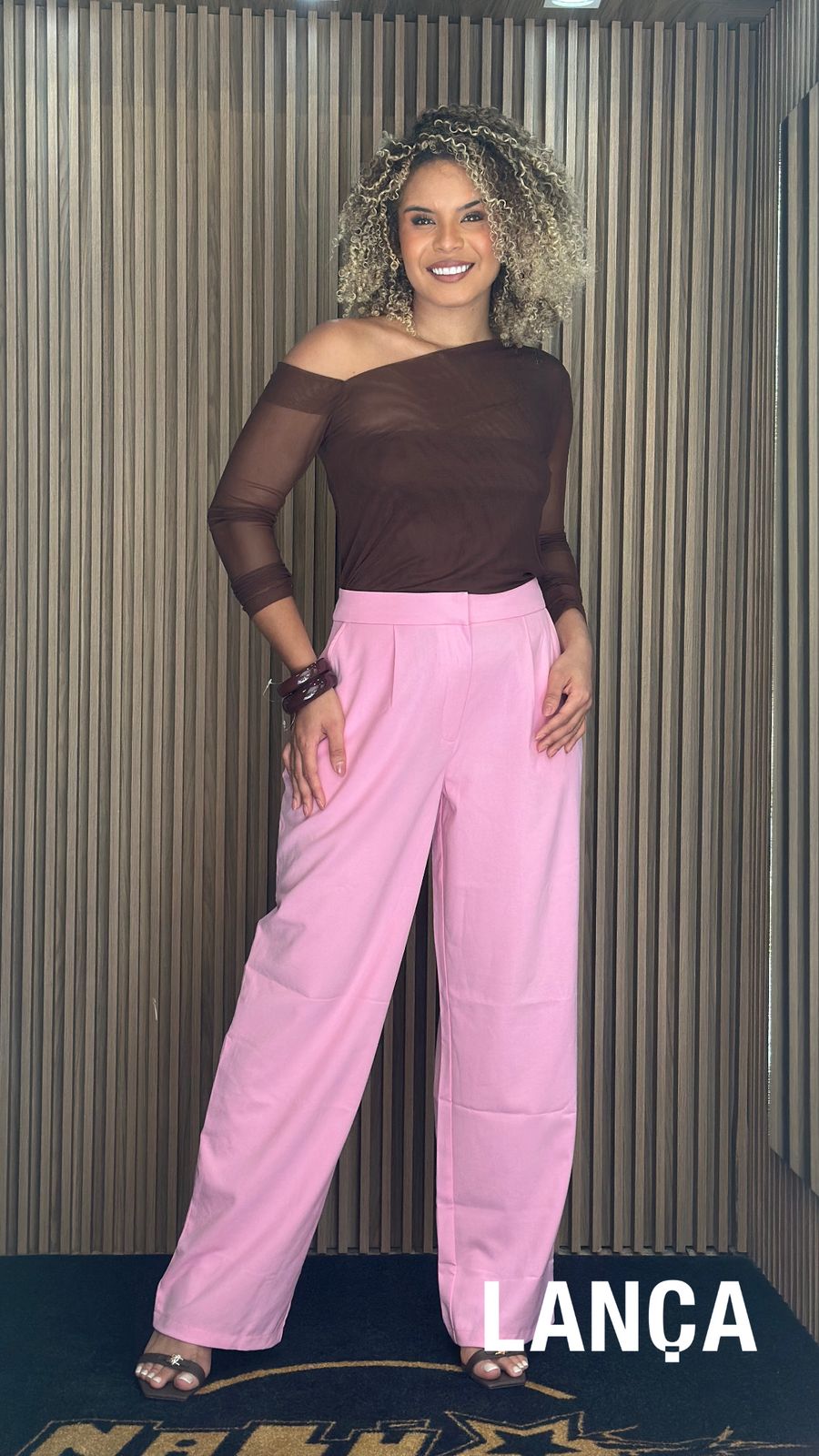 CALCA WIDE LEG CINTURA ALTA